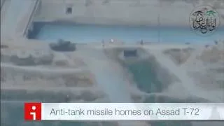 FSA Rebel Anti-tank attack Aug. 2014 Latakia Province