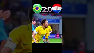 Brazil vs Paraguay 3:0 | World cup Qualifiers 2018 #neymar show 🔥#highlights #shorts #football