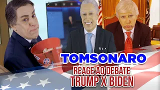 Tomsonaro reage ao debate de Trump Vs Biden