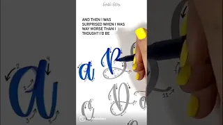 Tips for Lettering Beginners | Lettering & Calligraphy| Advice #shorts #tips #lettering