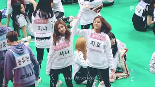 180820 트와이스(TWICE) 아육대 직캠 -  SANA & JIHYO (짝꿍즈)