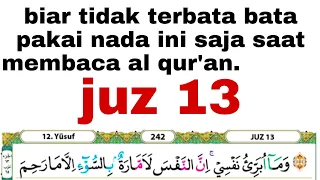 Cara yang mudah untuk bisa baca al qur'an dengan fasih  seperti ini. Ikuti #juz13