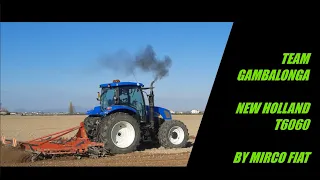 NEW HOLLAND T6060 | PREPARAZIONE TERRENO | GAMBALONGA TEAM