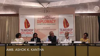 Book launch ‘Teardrop Diplomacy’ in India Asanga Abeyagoonasekera