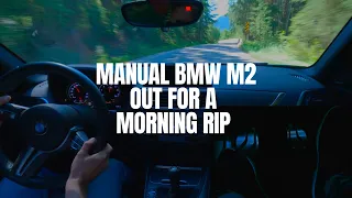 Manual BMW M2 in the Mountains