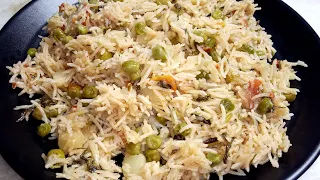 டக்குனு இந்த சாதம் செய்ங்க/coconut milk peas pulao/veg pulao/one pot recipe/lunch box recipe/lunch