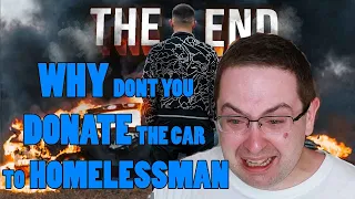 YouTubers Reaction: Frustrated Russian YouTuber burns down his Mercedes-AMG GT 63 S