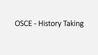 Tips for MRCEM OSCE - History Taking