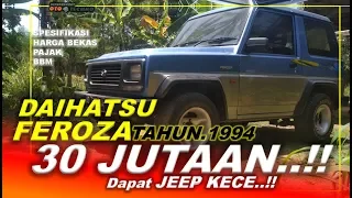 30 Jutaan dapat JEEP Keren..!! Daihatsu Feroza 1994 | Walkaround | MOBIL BEKAS