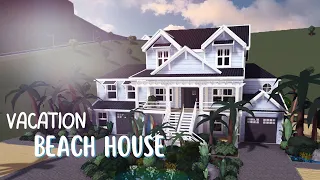 Bloxburg Speedbuild: Summer Vacation Beach House || Summer House Build