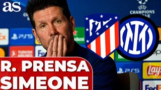 ATLÉTICO DE MADRID - INTER DE MILÁN | SIMEONE, rueda de prensa previa