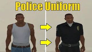 How to Get Police Dress in GTA San Andreas (Police Uniform)