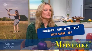 Anne Ratte-Polle zu Gast bei Volle Kanne (ZDF) 11.12.23 / Mein Falke ARD 13.12. 20:15 Uhr