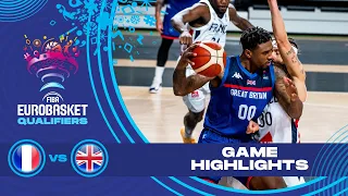 France - Great Britain | Highlights - FIBA EuroBasket 2022 Qualifiers