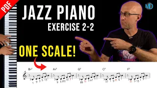 How To Improvise With Just 1 Scale! Jazz Improvisation Fridays Vol.2 - 2 #jazzimprovisation