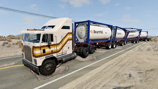 Satisfying Suspension Test [1] ▶️ BeamNG DRIVE Realistic Cars Crash