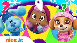 Spin the Wheel of Friends 🎅❄️ w/ PAW Patrol, Blue's Clues & Bubble Guppies! Ep. 33 | Nick Jr.