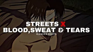 streets x blood, sweat & tears - doja cat & bts [edit audio]