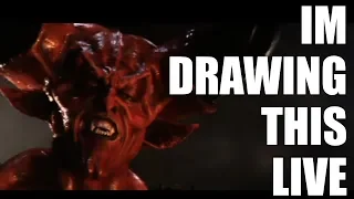 LIVE - Finishing The Drawing  -  Tim Curry From LEGEND