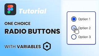 One Choice Radio Buttons with Variables in Figma