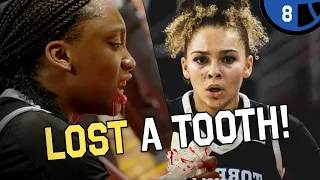 "We Had To FIGHT!!" Jada Williams & Taj Get BLOODY Vs Arch Rival Juju Watkins! Can They Get REVENGE?