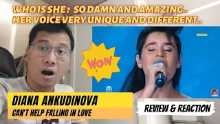 Can't help falling in love (Stereo) – Diana Ankudinova @ ShowMaskGoOn, Round 1 | REACTION