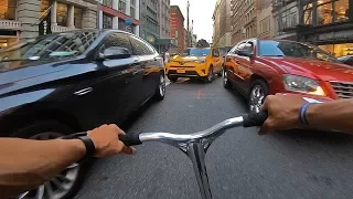 SCOOTER VS TRAFFIC!