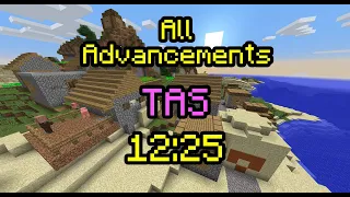 Minecraft Getting Every Advancement in 12 minutes | TAS