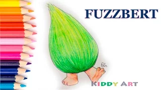 How to draw Fuzzbert from Trolls / Как нарисовать Пушистика (Тролли)