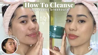 How To Cleanse [to prevent breakouts] 🫧 ft. KOREAN SKINCARE!!