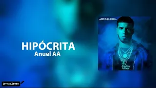 Hipócrita-Anuel (letra)