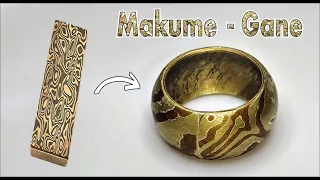 Wedding rings MOKUME GANE -Aros de matrimonio con la técnica MOKUME GANE--Handmade