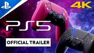 PS5 Dualsense: Midnight Black & Cosmic Red (REVEAL TRAILER) New Colors