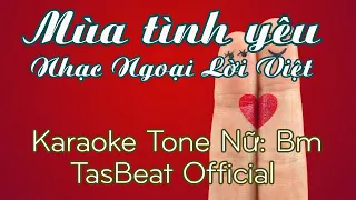 Karaoke Mùa Tình Yêu - Tone Nữ | TAS BEAT