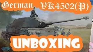 UNBOXING German VK4502(P)Vorne 1/35 von HobbyBoss