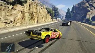 GTA 5 - BEST CAR + POLICE CHASE (BURGER SHOT STALLION)