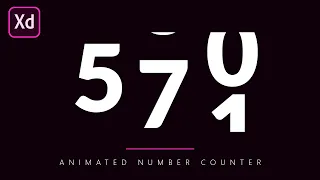 Create an Animated Number Counter - Adobe XD Tutorial