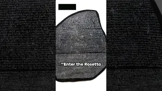 Rosetta Stone #shortsfeed #mystery #egyptianhistory