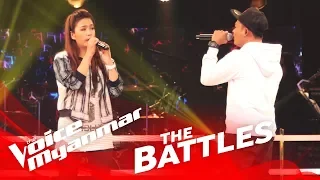 Julia Htay vs. Woofer: "အမုန္းၿမိဳ႕သူ" - The Battles - The Voice Myanmar 2018