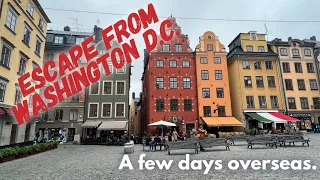 I skipped out of the country for a few days to Stockholm Sweden.