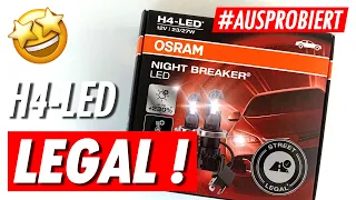 H4-LED OSRAM Night Breaker LED 6000K Test (VW T5, up!, Polo;  DACIA Logan, Sandero; MAZDA 2; etc.)