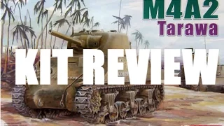 DRAGON 1/35 M4A2 TARAWA 6062 REVIEW