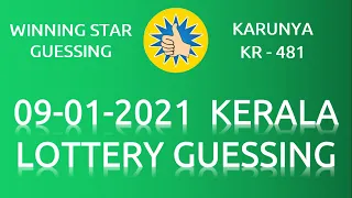 Kerala lottery guessing today 09-01-2021