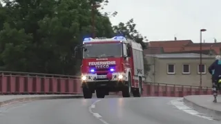 [UNFALL AN RISIKOKREUZUNG] HLF20 der Freiwilligen Feuerwehr Raguhn auf Einsatzfahrt