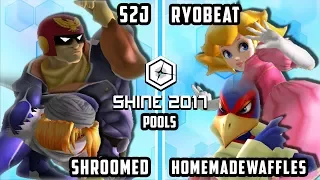 Shine 2017 SSBM - IMT | Shroomed & Tempo | S2J Vs. Homemadewaffles & Ryobeat - Doubles Pools