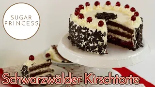 🍒Schwarzwälder Kirschtorte - einfach und schnell | Rezept von Sugarprincess