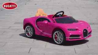 Uenjoy 12V Licensed Bugatti Chiron Kids Ride On Car Battery Operated Electric Cars for Kids