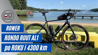 Rower Rondo RUUT AL1 po Roku i 4300 km | wycieczka Wągrowiec - Chodzież 100 km