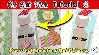 Cat Quilt Block Tutorial 6