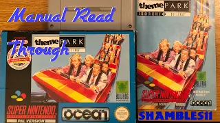 Theme Park SNES Manual